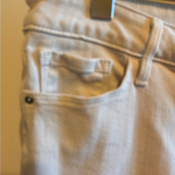 Athleta Cream Tan Beige Jeans Denim Pants Size 10 - Picture 5 of 12